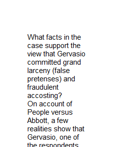 People v Abbott - False Pretenses